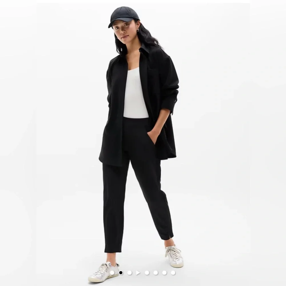 Athleta Brooklyn Ankle Pants Sz 4 - Picture 2 of 5